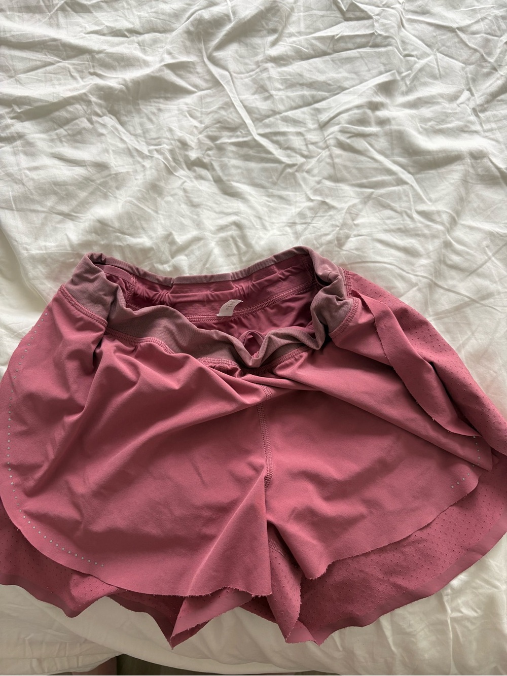 Lululemon Women’s Performance Running Shorts — Dusty Rose